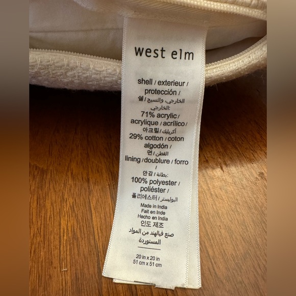 West Elm geometric pillow cover - Picture 3 of 5